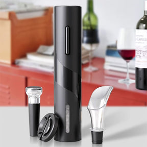 Abridor de Vinho Elétrico Recarregável com Acessórios – Kit Completo Decor Anno