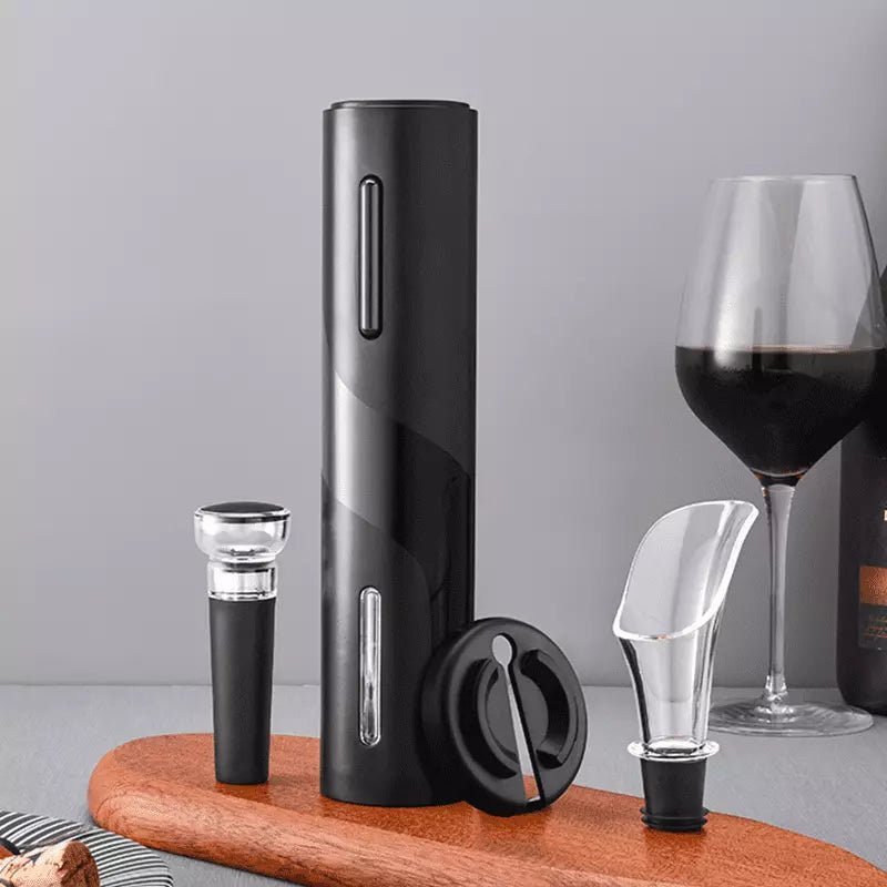 Abridor de Vinho Elétrico Recarregável com Acessórios – Kit Completo Decor Anno