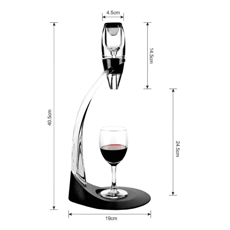 Aerador de Vinho Portátil Profissional – Oxigenador de Vinhos