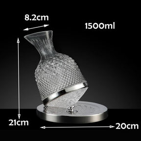 Decanter de Vinho Recipiente de Vidro Cristal Decantador