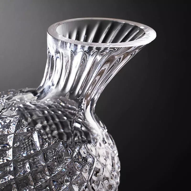 Decanter de Vinho Recipiente de Vidro Cristal Decantador