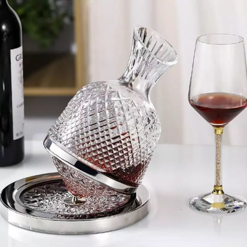 Decanter de Vinho Recipiente de Vidro Cristal Decantador