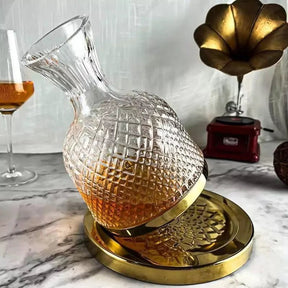 Decanter de Vinho Recipiente de Vidro Cristal Decantador