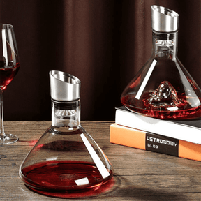 Decanter de Vinho Vidro Iceberg Aerador Home Bar