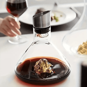 Decanter de Vinho Vidro Iceberg Aerador Home Bar