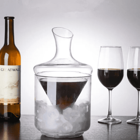 Decanter de Vinho e Whisky Balde de Gelo Vidro