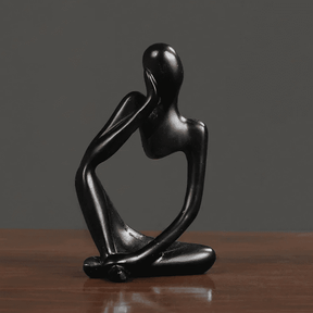 Decoração de Mesa Resina Escultura Estátua Pensador