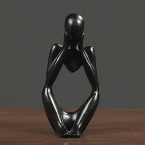 Decoração de Mesa Resina Escultura Estátua Pensador