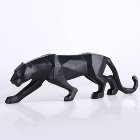 Decoração de Mesa de Resina Estátua Leopardo